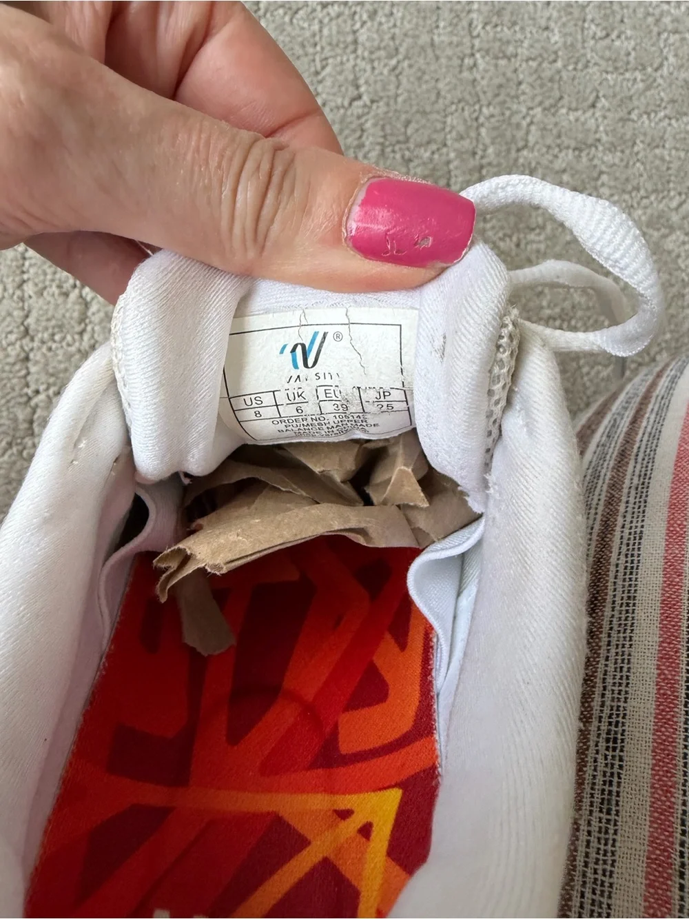 Varsity Miza+ White Cheer Shoes Size 8